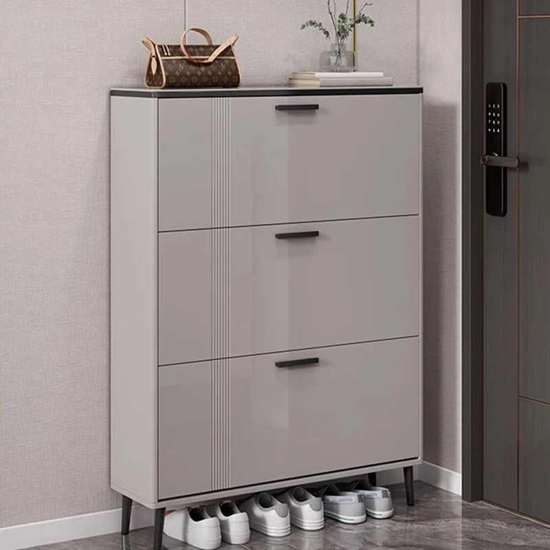 모던 오거나이저 신발 선반 현관 거실 럭셔리 박스 디자이너 우든 신발 캐비닛 수납 가구 호텔 가구