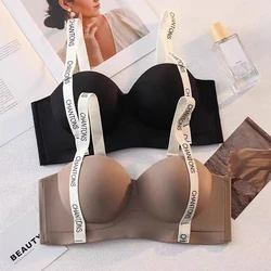 Push Up Bra for Women Sexy Seamless Bralette Wireless One Piece AB Cup Fashion Underwear Girl Intimates Student Female Lingerie