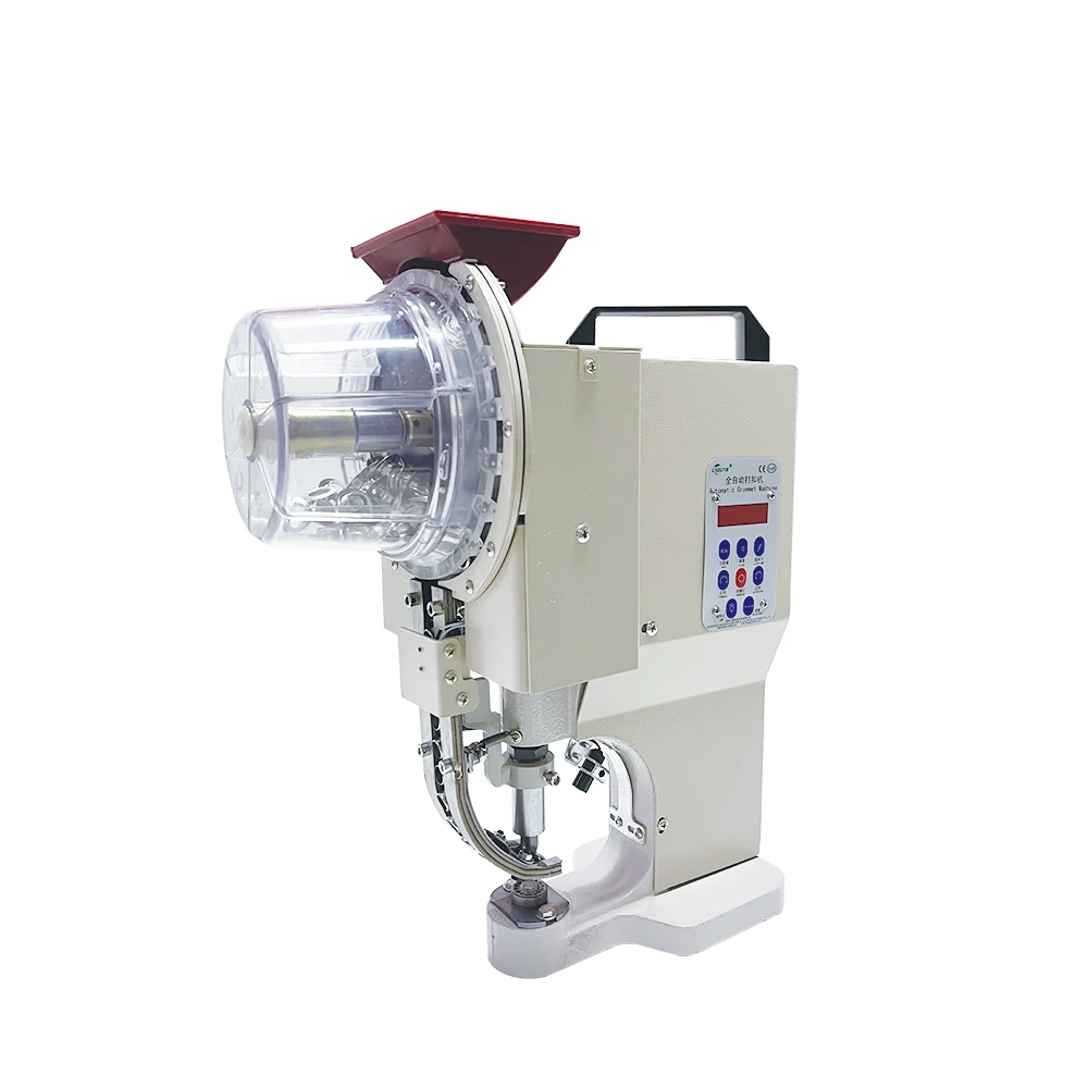 

Automatic Grommet Machine For Eyeleting Eyelets Punching Equipment For Banners With 1 Year Warranty