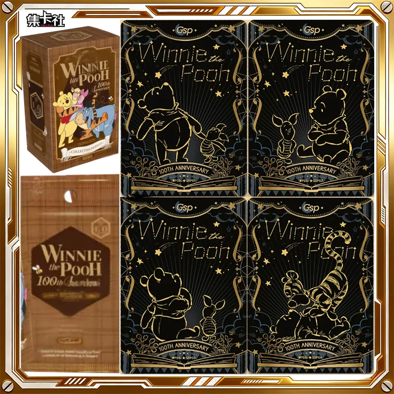 

Card.fun Disney Winnie The Pooh Card 100th Anniversary Mystery Box Genuine Trading Cards Game Toys Birthday Gifts for Man Woman
