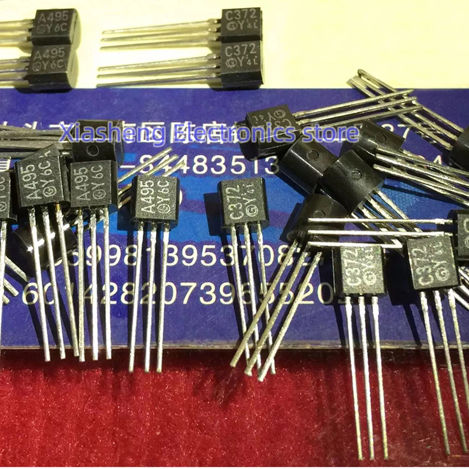 New Original 5Pairs 2SA495 A495 + 2SC372 C372 TO-92 Transistor In Stock Good Quality