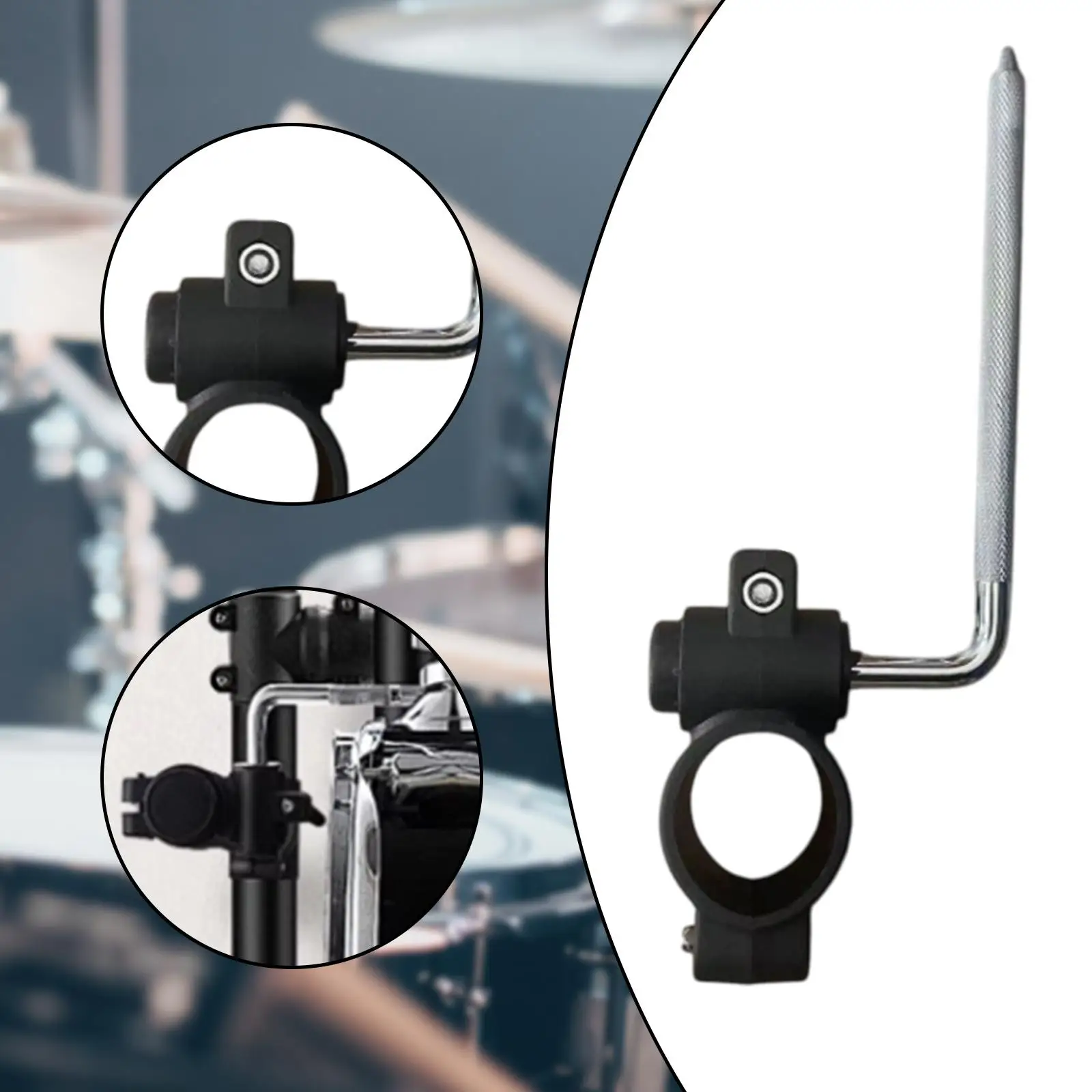 

Electronic Drum Pad Tom Holder L Rod for Performance Stage Music Studio