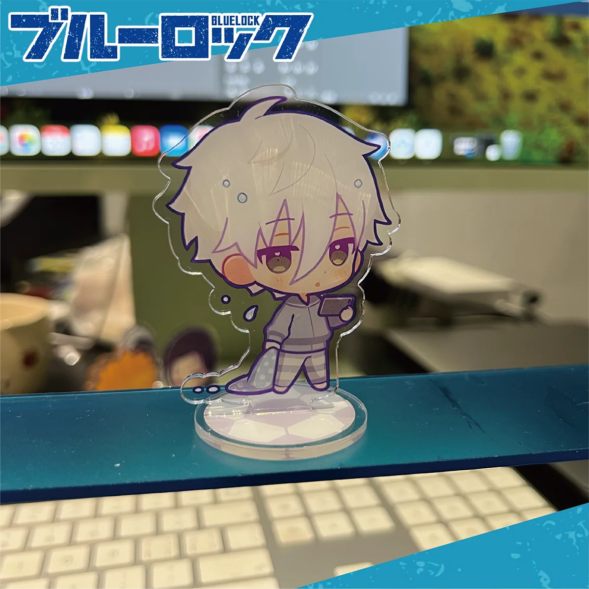 BLUE LOCK Acrylic Stand Figure Nagi Seishiro Bachira Meguru Anime Peripheral Cute Originality Pajama Party Series Ornament New