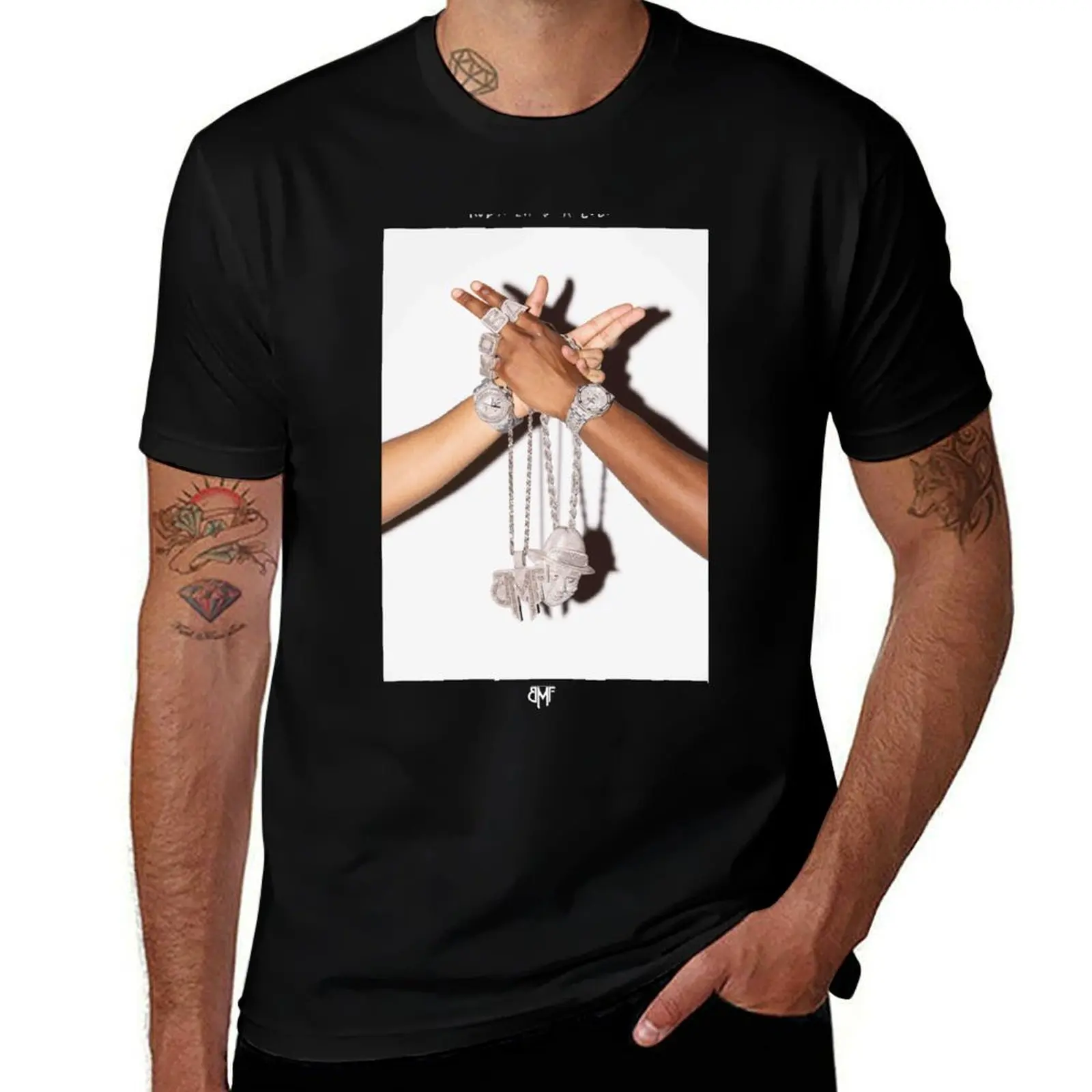 

BMF enemies T-Shirt t shirt custom print t shirt man cotton T-Shirt