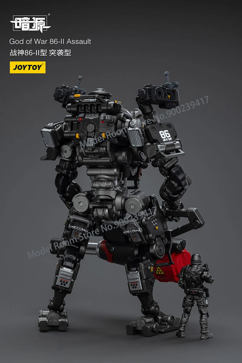 JOYTOY scala 1/25 Mecha NEW God of War 86-II Assault Black Model con Mini Soldier Action Figure per Fans Collection Gift