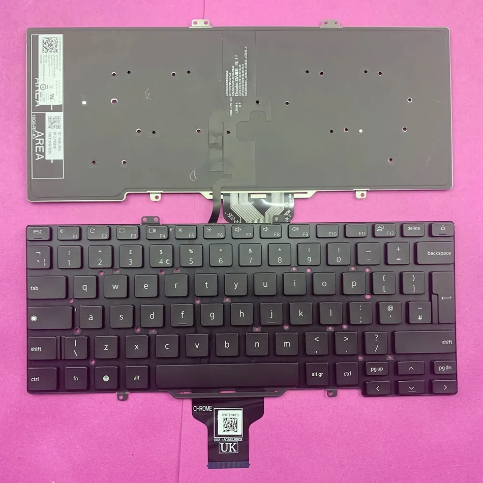 

UK Backlit Keyboard For DELL Latitude 7400 P100G PK132J12B15 0PRMKM UK Layout