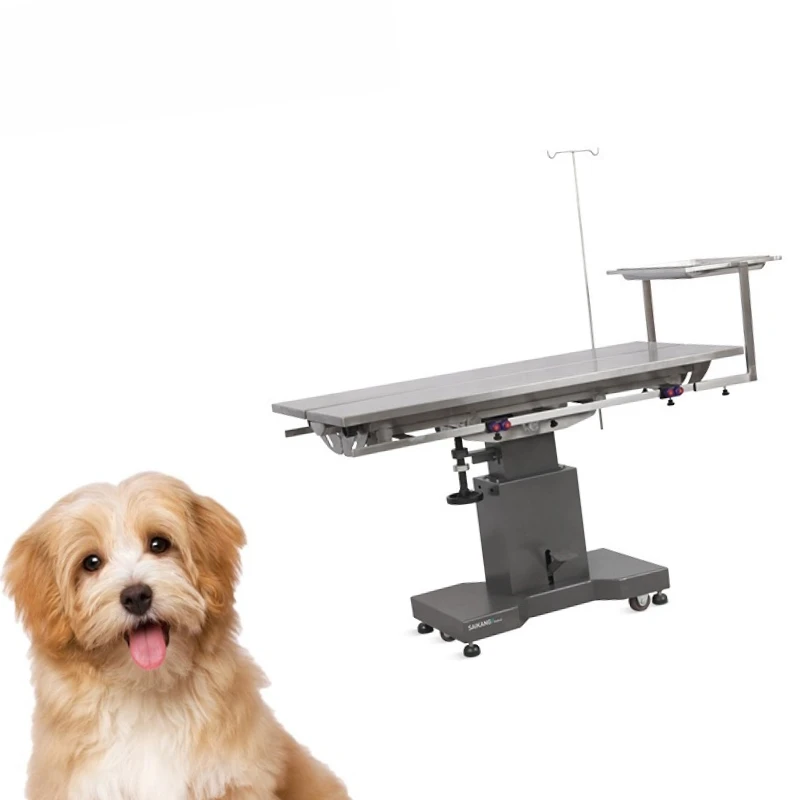 

Hydraulic Pet Examination Equipment Foldable Manual Veterinary Surgical Operation Table for Animal Care and Supplies