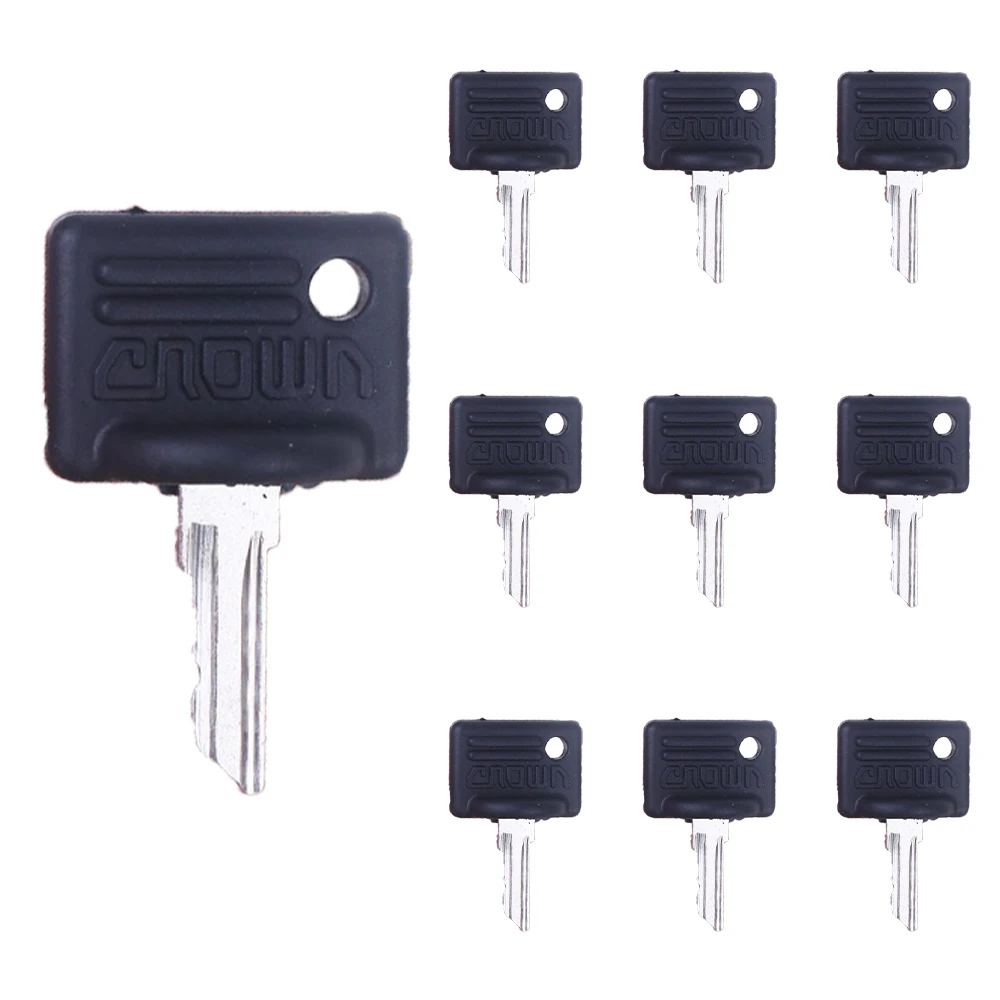 1/5/10/30/50 PCS Ignition Keys 107151-001 089216-001 For Crown Forklift Walkie Wave PE3000 PE4000 PE4500 WP3000