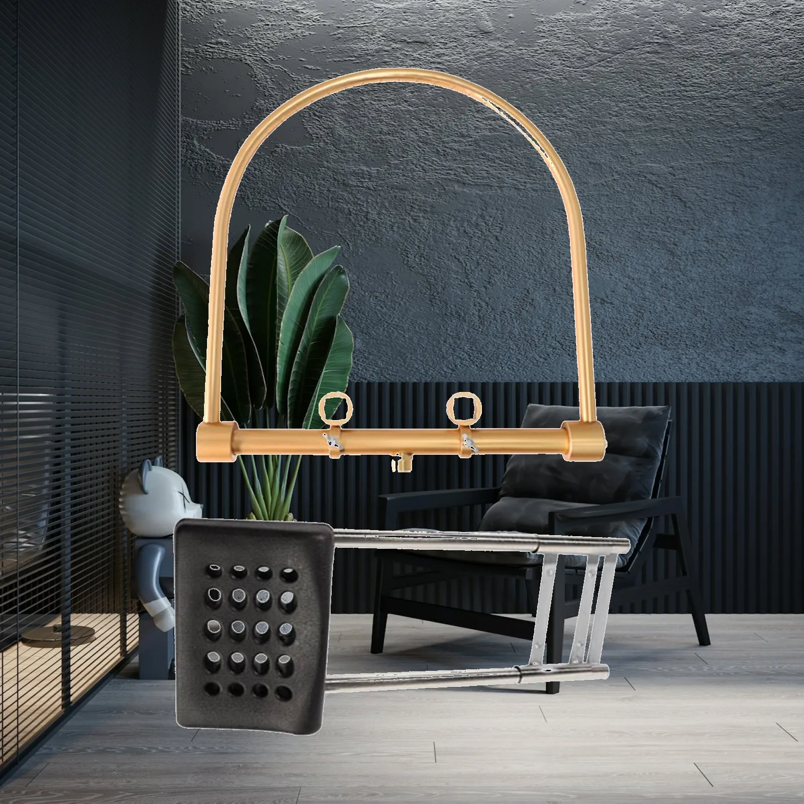 Water Circulation Frame Shampoo Basin Equipment, Rotatable Directions, Head