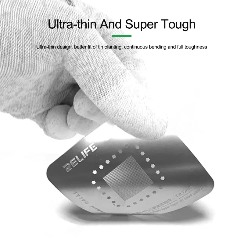 58Pcs/set BGA Reballing Stencil kit for Android CPU EMMC Qualcomm Snapdragon Exynos Hisilicon Kirin RAM Dimensity series