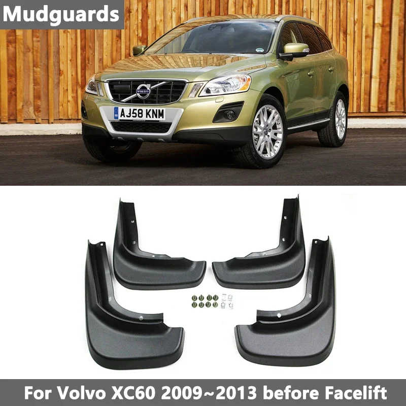 

Splash Guards Mud Flap Mudguards Fender Fitment Car Mud Flaps For VOLVO XC60 2009-2013 2012 2011 2010 Mudflaps fender flares