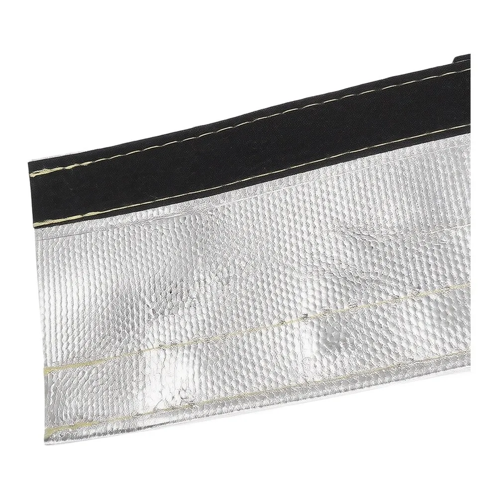 Fiberglass Insulated Hose For Car Wire Sleeve Heat Cover Heat Shield Sleeve Aluminized Cover Cable Flame-retardant Sleeve