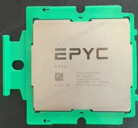 4th Gen 9754, Brand New Official Version CPU, 2.25GHz 128-Core Server Processor