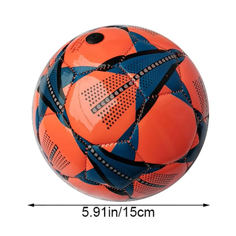 1 pelotas de fútbol tamaño 2 pelota PU + PVC pelotas de entrenamiento de fútbol fútbol Voetbal juego de deportes al aire libre entrenamiento práctica pelota 15cm