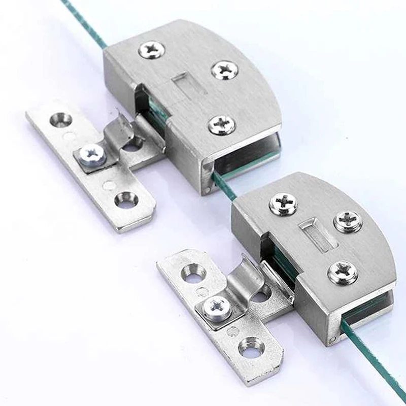 Quality Free-opening Hole Glass Cabinet Door Hinges Display Cabinet Hinges Swivel Cupboard Hinges Hardware 3 Size