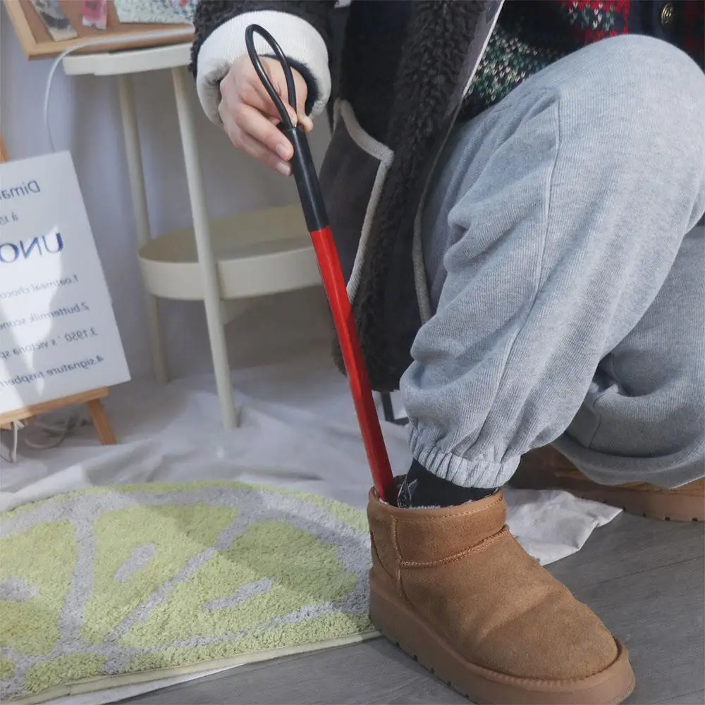 Slip-Griff, flexibler Schuhlöffel, langer Griff, professioneller Schuhheber, robuster, langlebiger Schuhzieher, faule Person