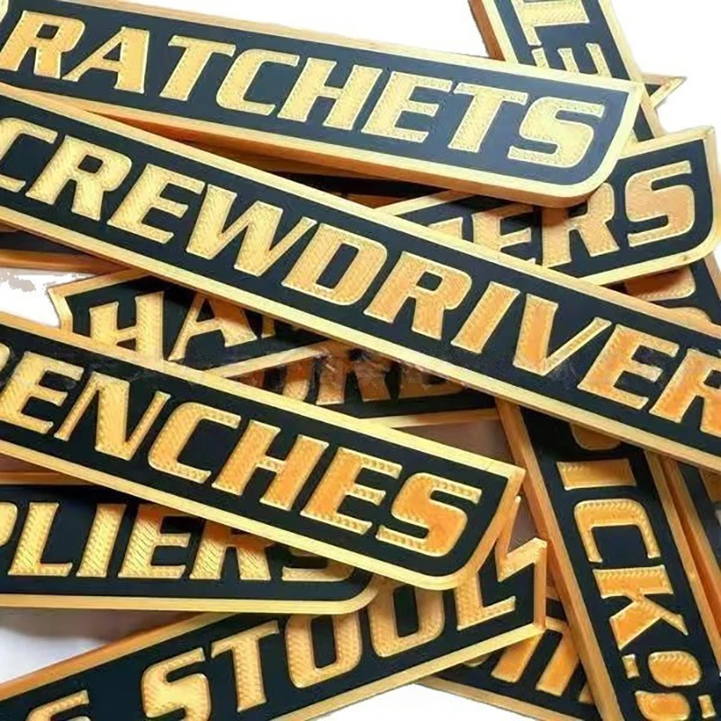 Luggage Tags Customizable Magnetic Label Set Magnetic Toolbox Labels Easy To Reposition Tool Drawer Labels For Mechanics Carts