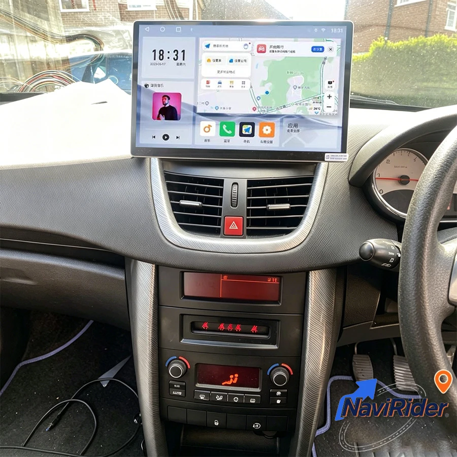 

12.5'' Screen Android Auto For Peugeot 207 207CC 2006-2015 CarPlay Auto GPS Car Radio Multimedia Player Stereo Navigation Audio