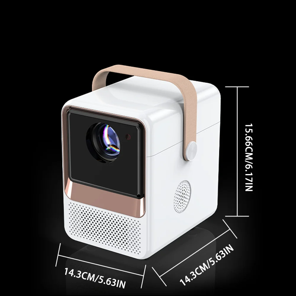 Intelligenter Mini Tragbarer Kabelloser Projektor Android 11 200 ANSI Lumen 4K Full HD Video Unterstützt Elektrischer Fokus mit WLAN Bluetooth 5 für Heimkino – Detail 9