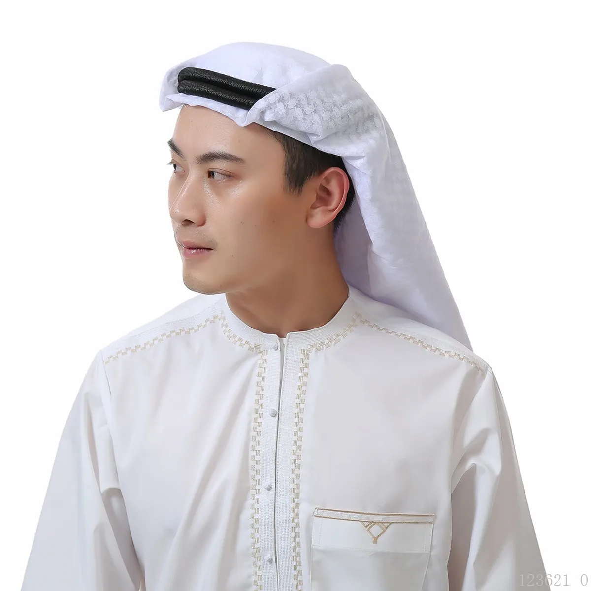 حجاب رجالي المملكة العربية السعودية حجاب رجالي دبي شال طويل بعد عصابة الرأس