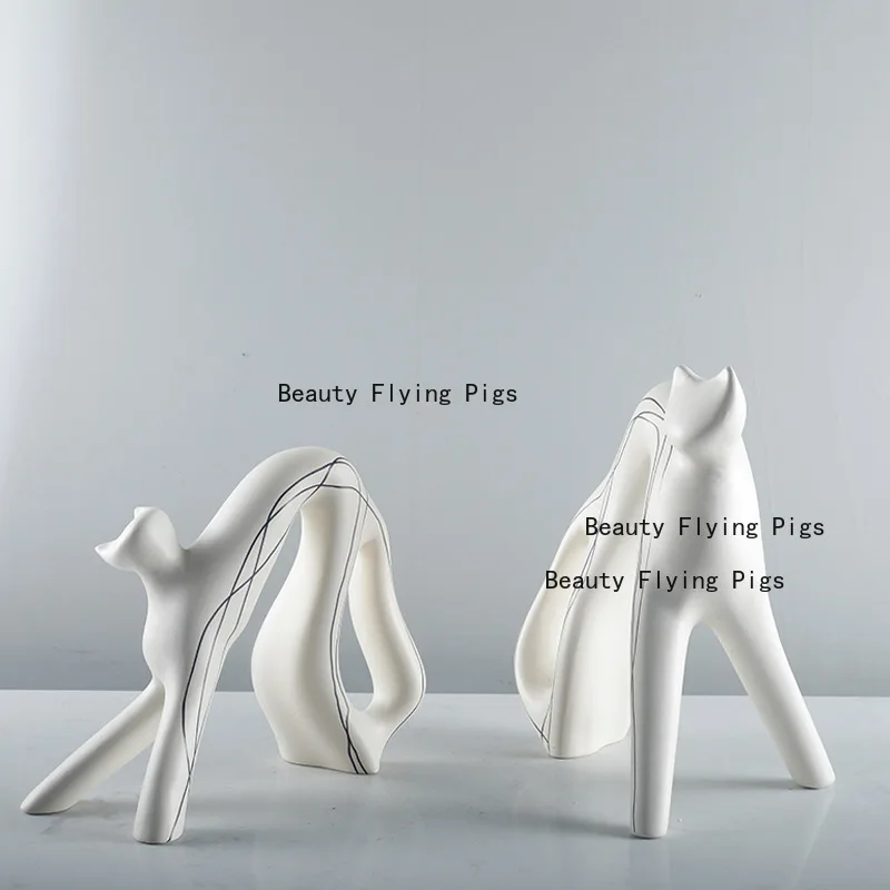 

Творческие поделки из смолы с изображением кота, модель для дома, гостиной, комнаты, премиум-украшение для рабочего стола, аксессуары для украшения дома, ремесло