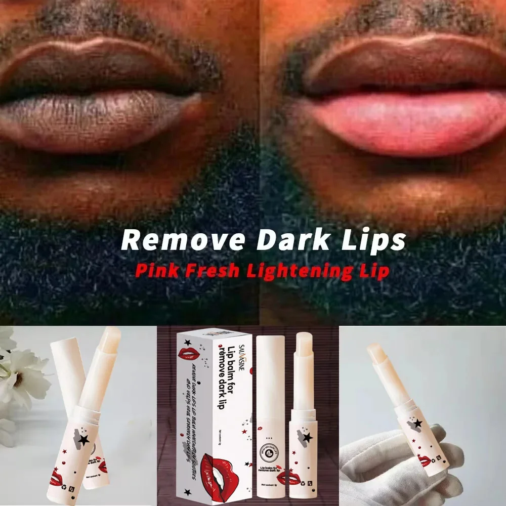 Lips Pink Fresh Lightening Bleaching Cream Treatment Remove Dark Smoke Lips Lip Balm Whitening Moisturizer Nourishing Essence