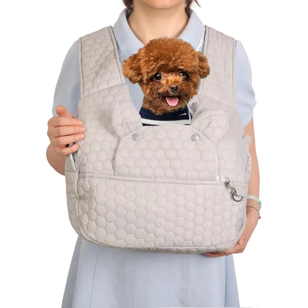 

Рюкзак-переноска для собак и кошек, регулируемые ремни, подходит для питомцев весом 5-15 фунтов, идеально подходит для походов, кемпинга и путешествий.