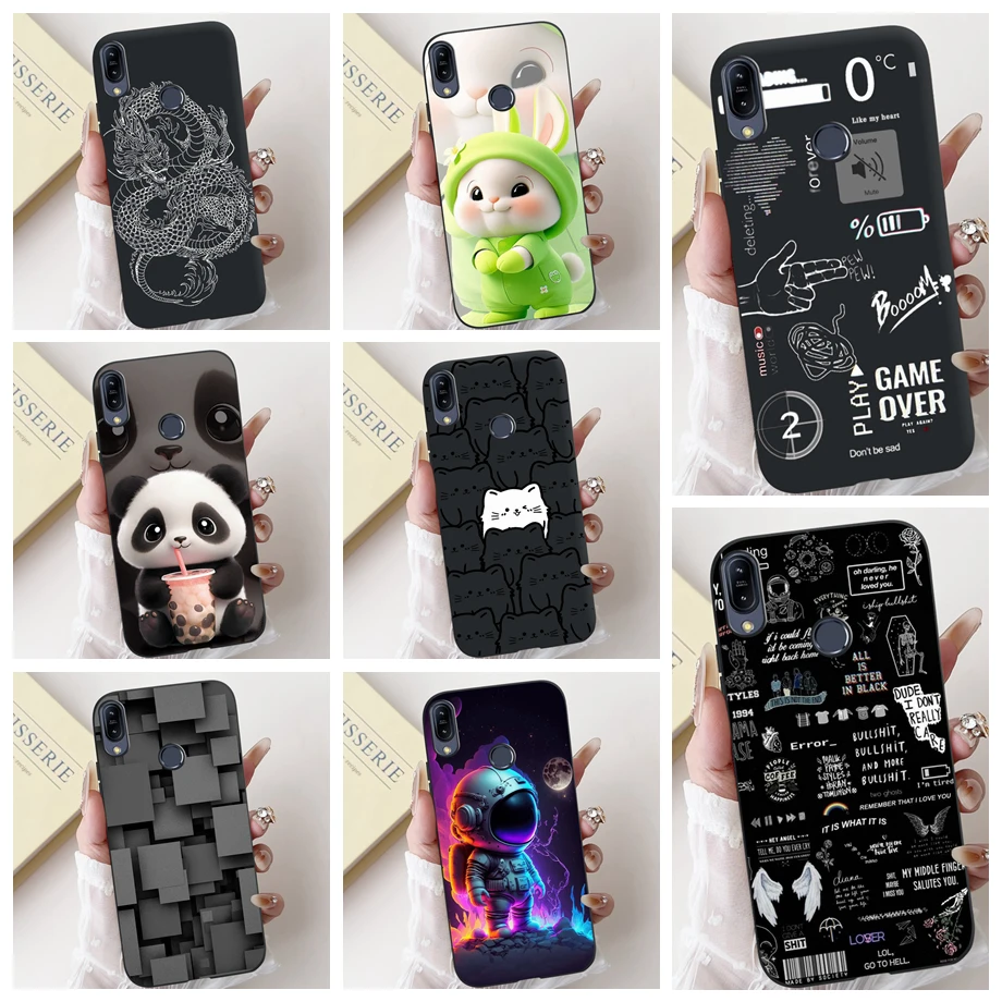 

For Asus Zenfone Max Pro M1 ZB602KL ZB601KL Case Astronaut Dragon Cartoon Animals Soft Silicone Cover For Max M1 ZB555KL ZB556KL