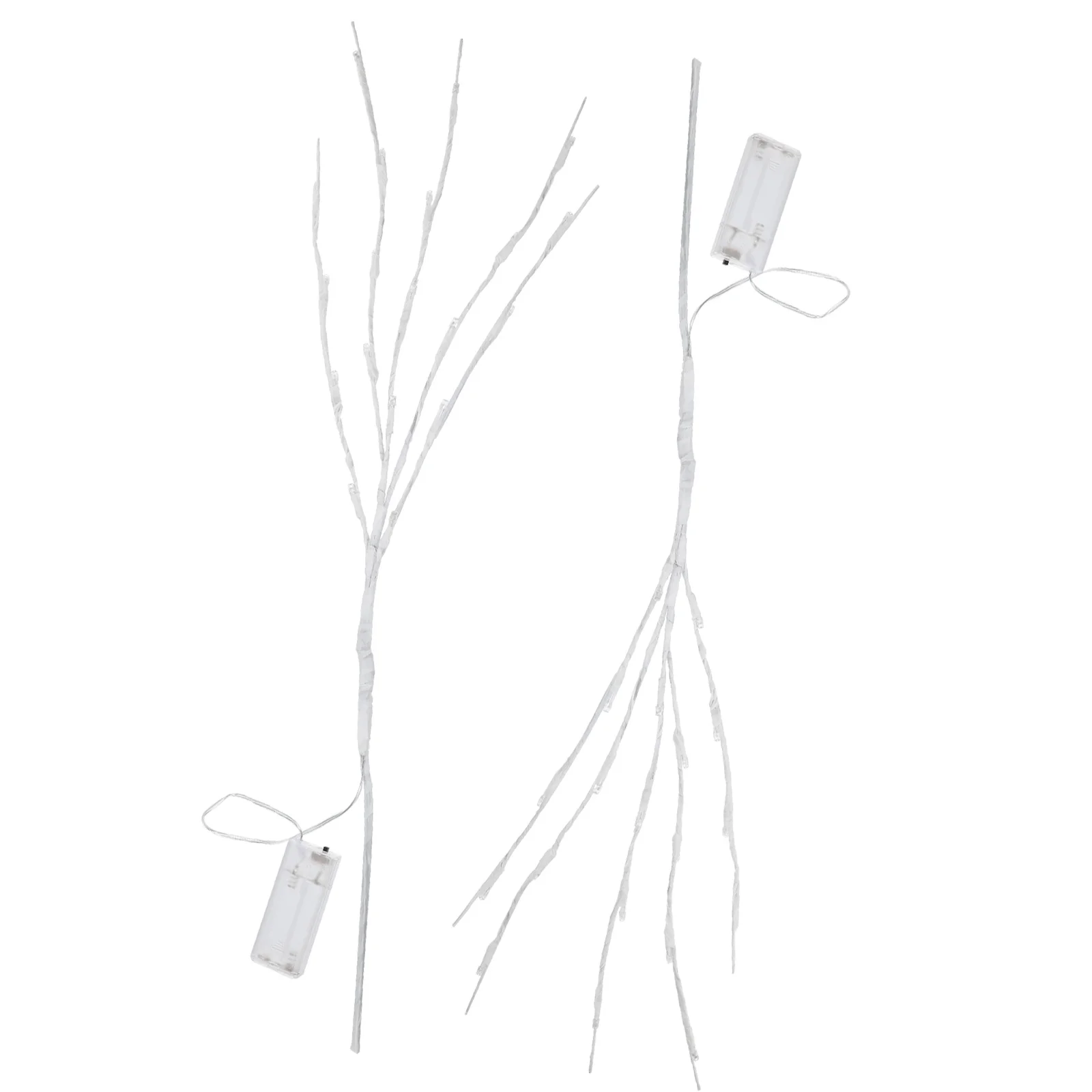 

2pcs Birch Branches Led Light, Vase Branch Lights For Home Wedding Bar Hotel Decor, Warm Night Lamp, Simulated Branch Tree