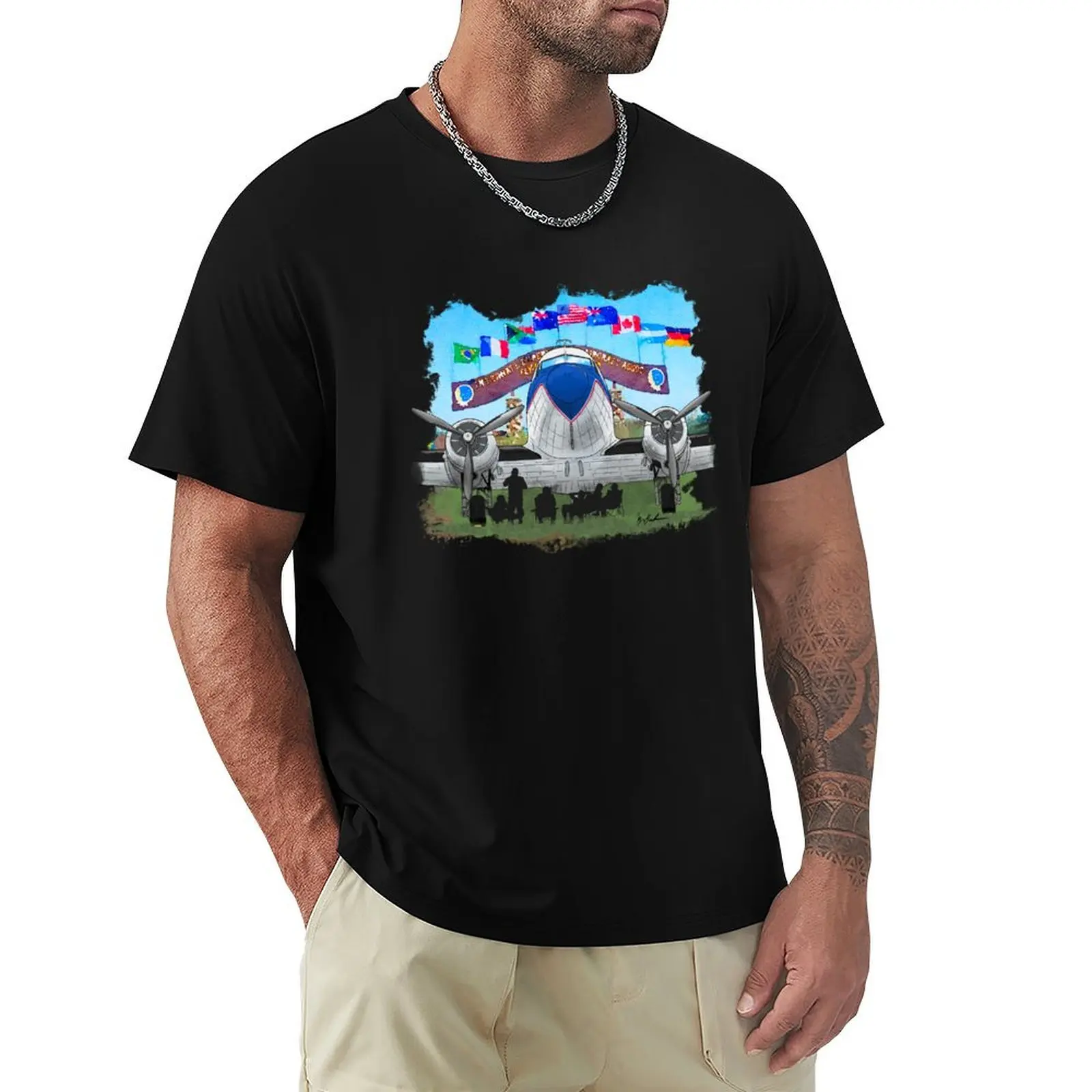 Eaa airventure Oshkosh pilot arrival T-Shirt Casual Daily Outfit T-Shirt