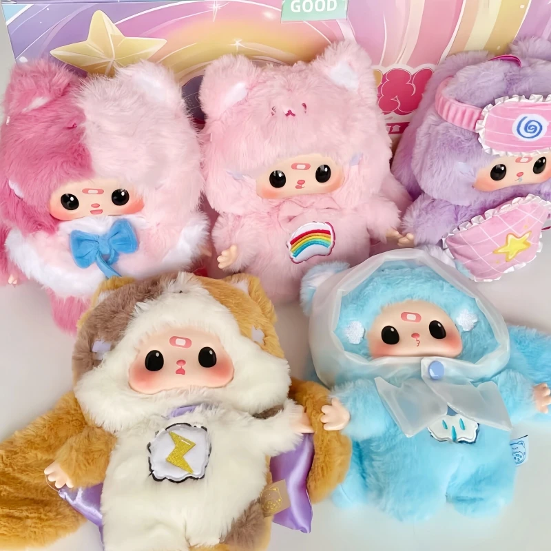 

New The Bobunny Rain Or Shine Series Blind Box Cute Bobunny Vinly Plush Mysetry Box Kawaii Anime Doll Pendant Keychain Toys Gift