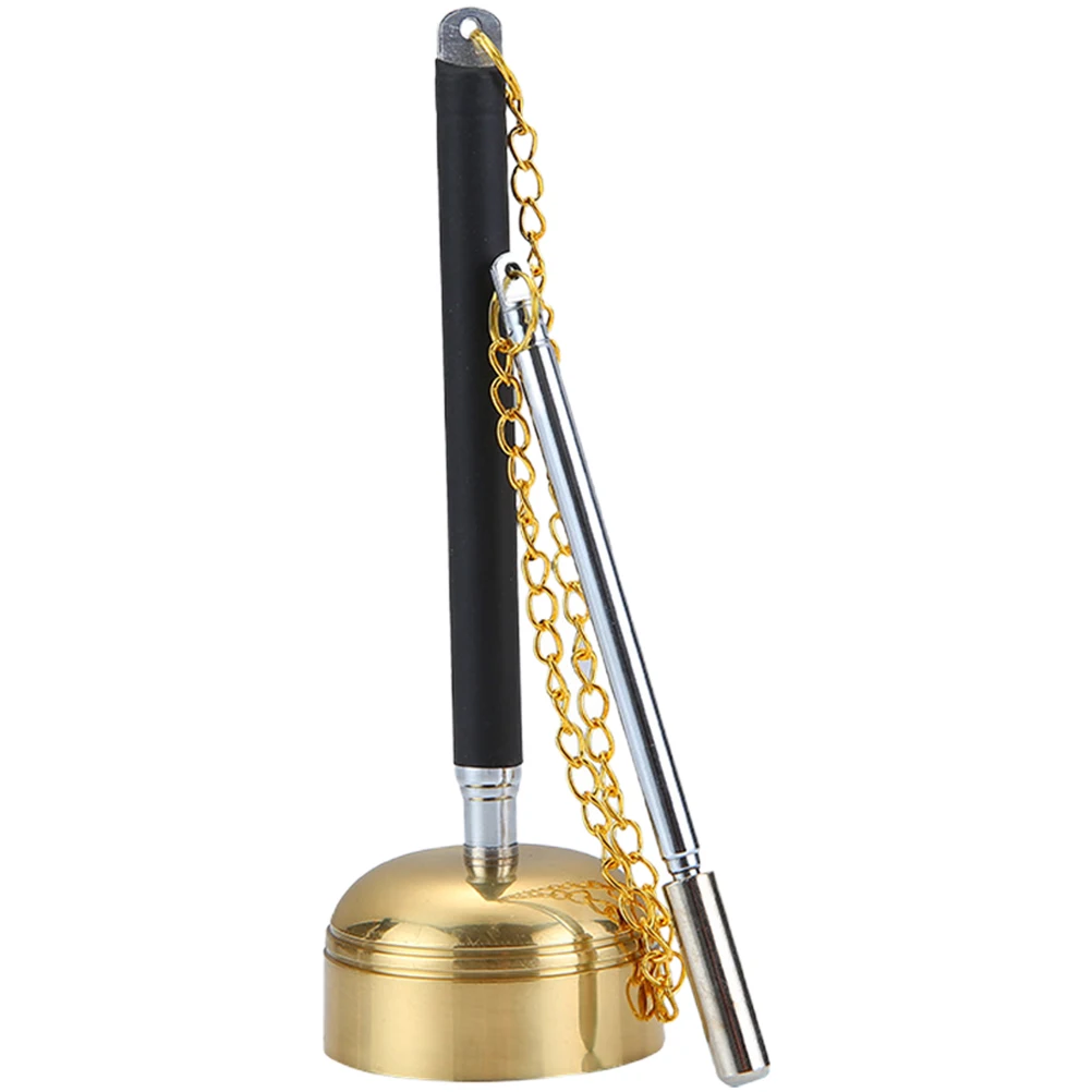 

Copper Chime Tool Prayer Bells Hand Small Call Metal Buddhism Handbell Instrument Gong