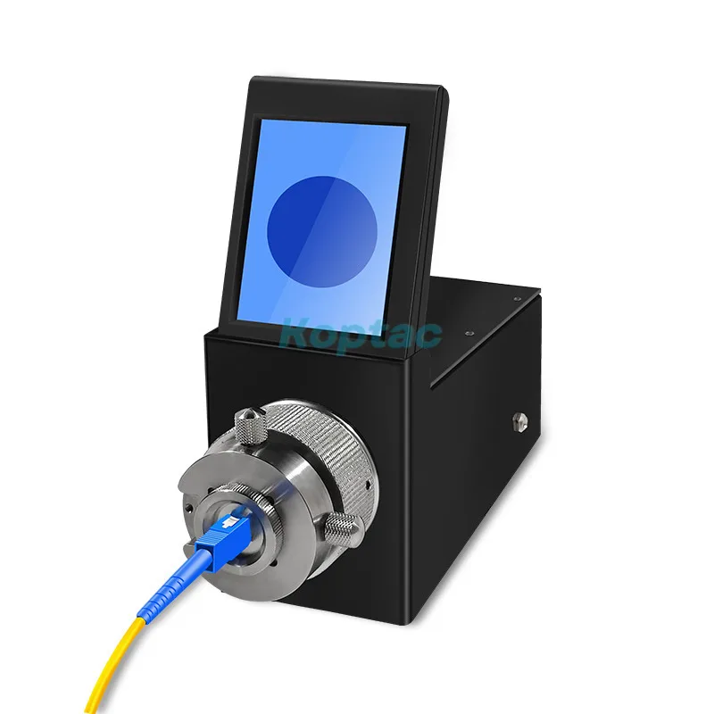 400X High Precision Fiber Optic Microscope Probe Connect End Face Inspection With 3.5-Inch LED Display Screen Monitor FTTH