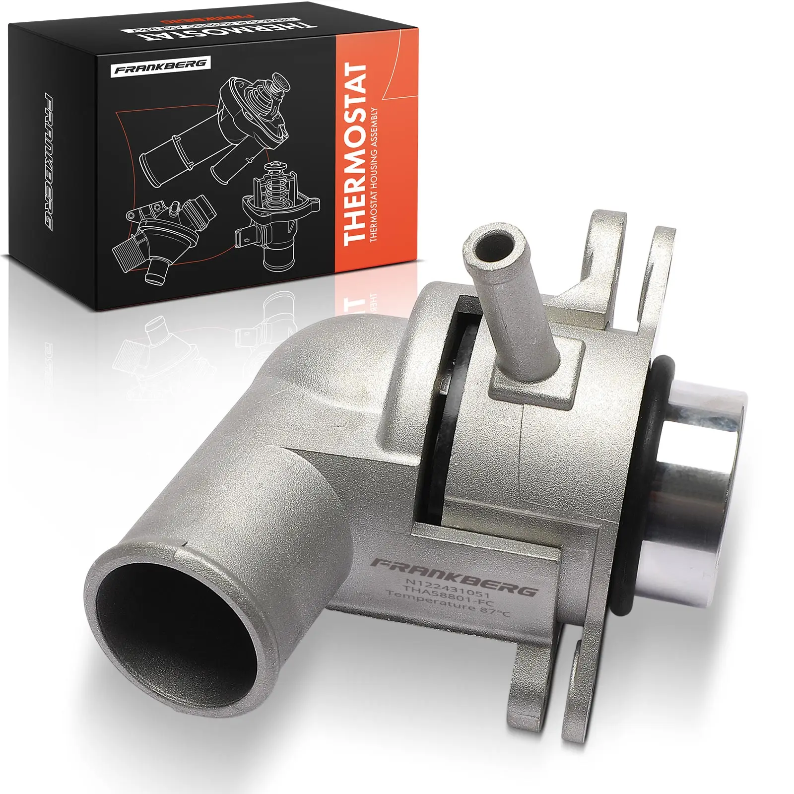 Frankberg 1x Thermostat für Chevrolet Lacetti J200 Lacetti Kombi Nubira Rezzo Großraumlimousine U100 2003-2013 TH45588G1