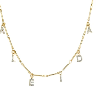 

Ожерелье с буквами из латекши 6 мм на заказ, частное