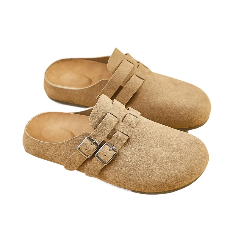 

Summer Baotou Women's Casual Cork Slippers Outdoor Anti Slip Beach Sandals Comfortable Women's Shoes