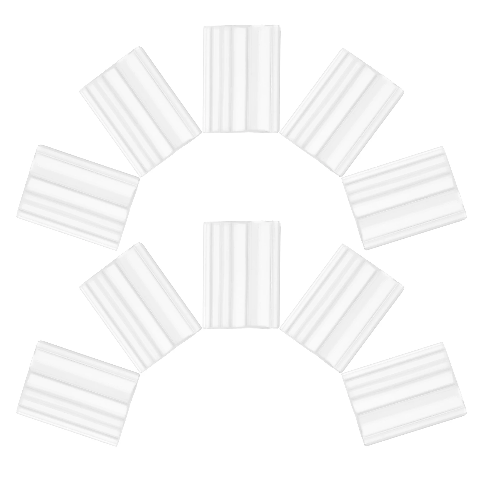 

60PCS Price Holder PVC Grid Wall Clips for Retail Signs Shelf Display Sign Rider Clips Accessories Menu Clip