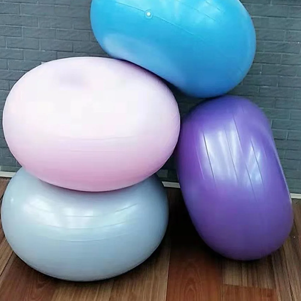 

Yoga Auxiliary Shaped Fitness PVC Explosion Proof Exercise Ball Balance Trainer Home Pump