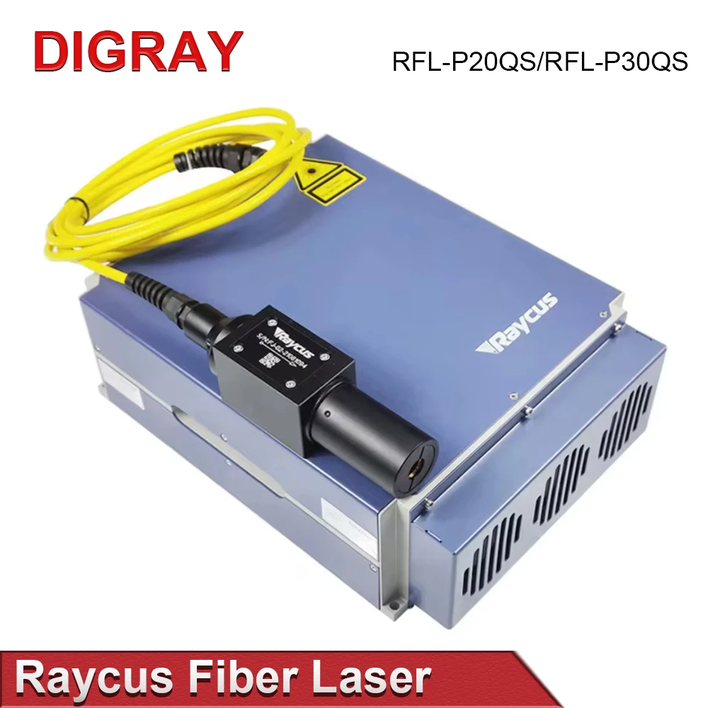 DIGRAY RFL-P20QS/30QS Raycus 20W 30W Q-switched Pulse Fiber Laser Source 1064nm Module for Metal Marking and Engraving Machine