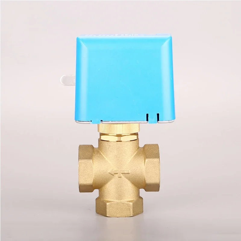 1/2" 3/4" 1" Electric Globe Valve Two wire Two way Three way AC220 Brass Globe Valve