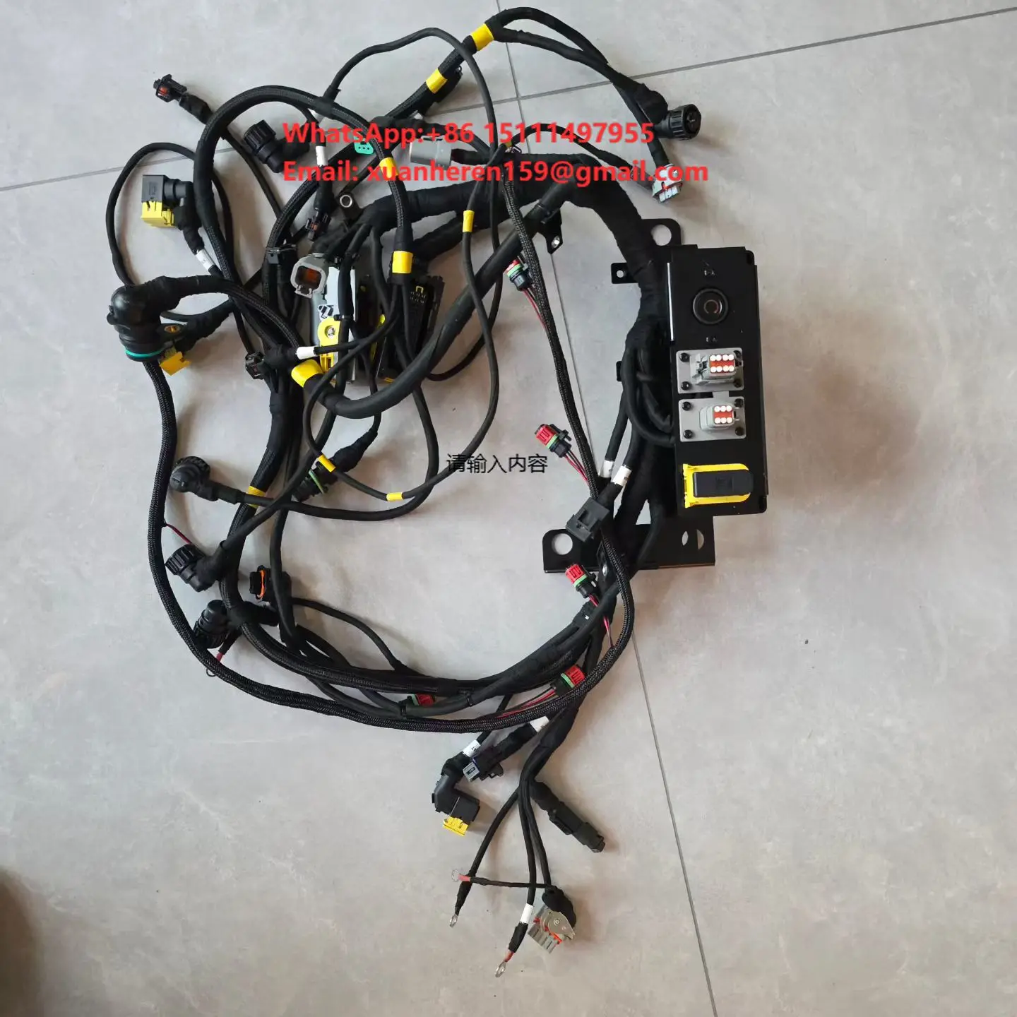 24068829 22611427 Control Unit Wiring Harness for Volvo Penta TAD1140VE Generator Set Parts D13 D16 Engine Wiring Harness