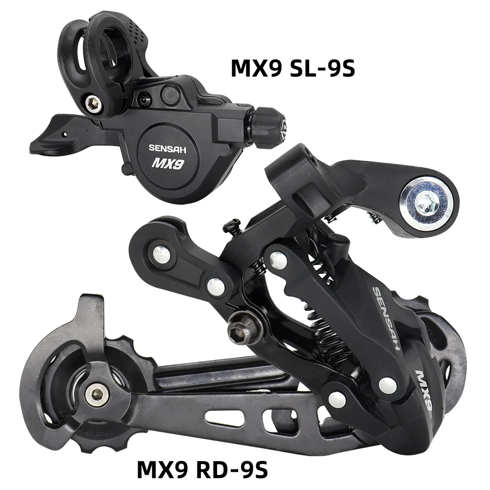 

SENSAH MX9 9 Speed Derailleurs SL-9S Shift Lever RD-9S MTB Mountain Bike Rear Derailleur 9S 9V Bicycle Parts