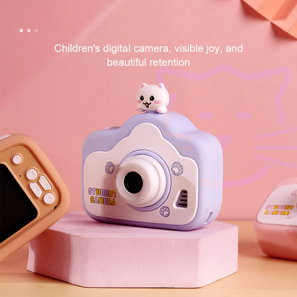 Dubbele camera voor kinderen 2,0 inch scherm Selfie Mini educatief speelgoed Digitale camera 1080P High-definition schermfoto