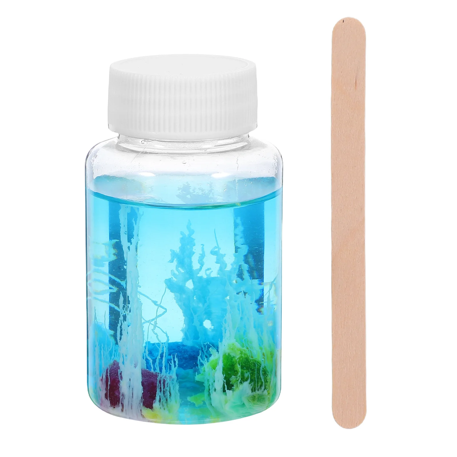 4 conjuntos de cristal crescente haste ciência kit crianças jardim água conjunto experimento educacional pedras coloridas aprendizagem diy