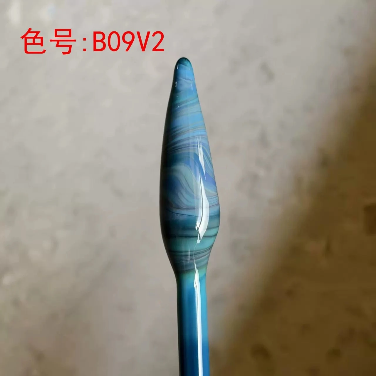 EXP46 Seaweed Mud, Blue-fired Color-changing Stick, Lamp-fired Glass