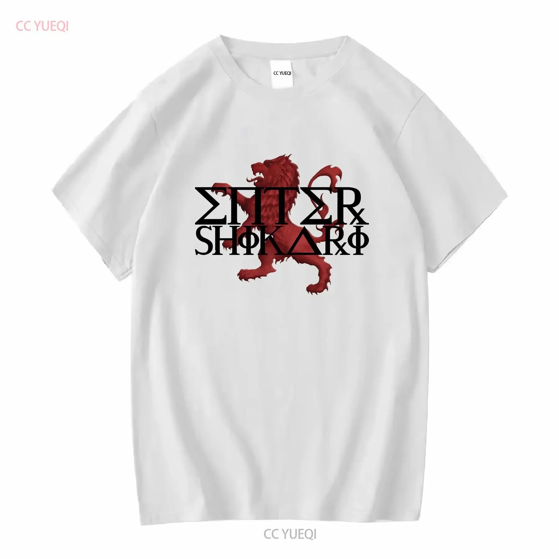 

ENTER SHIKARI LION NEW ICE GREY T SHIRT vintage Washed Slightly graphic Versatile Breathable homme Unisex Stretched Soft Casual