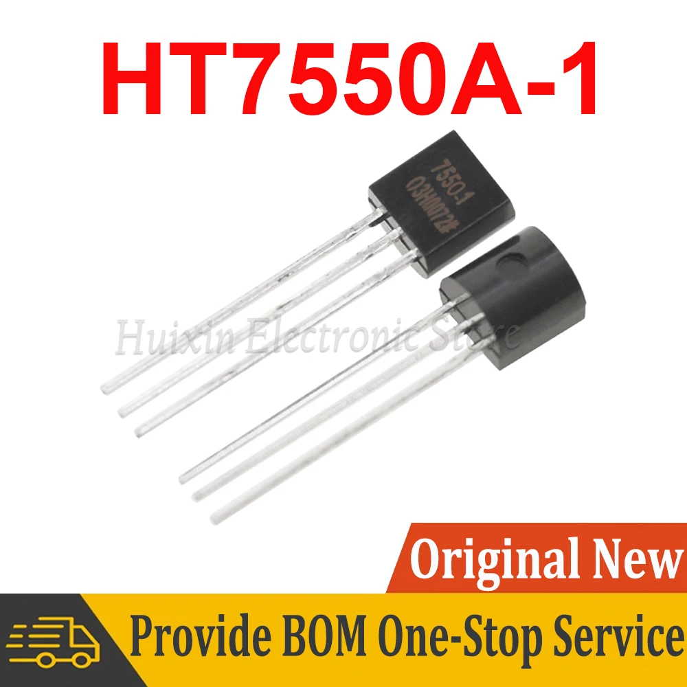 

5pcs HT7550A-1 HT7550-1 HT7550A HT7550 TO-92 New and Original IC Chipset