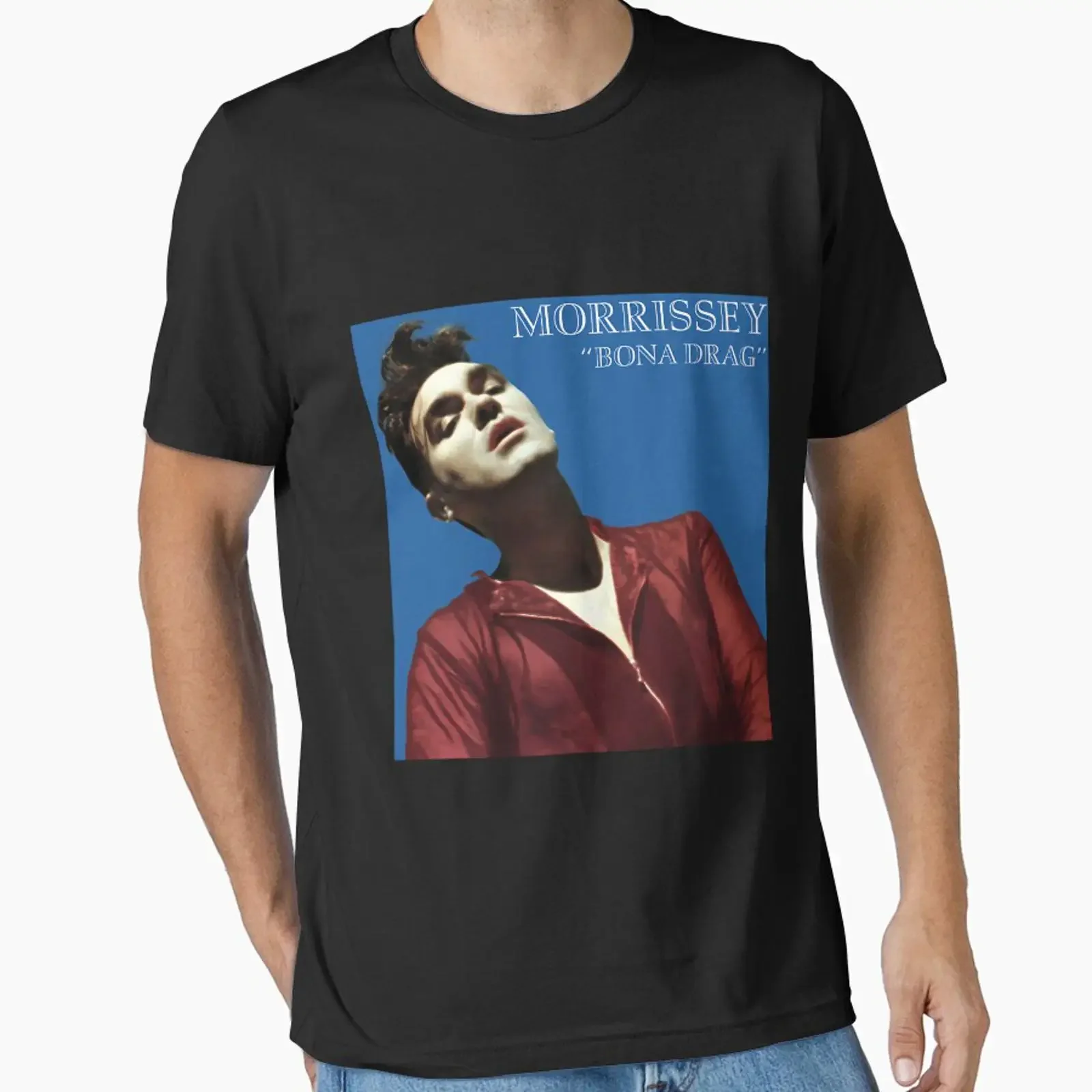 Morrissey bona drag designed and sold by ArtFashionAi vintage Washed Stretched Breathable Versatile designer clothes fashion