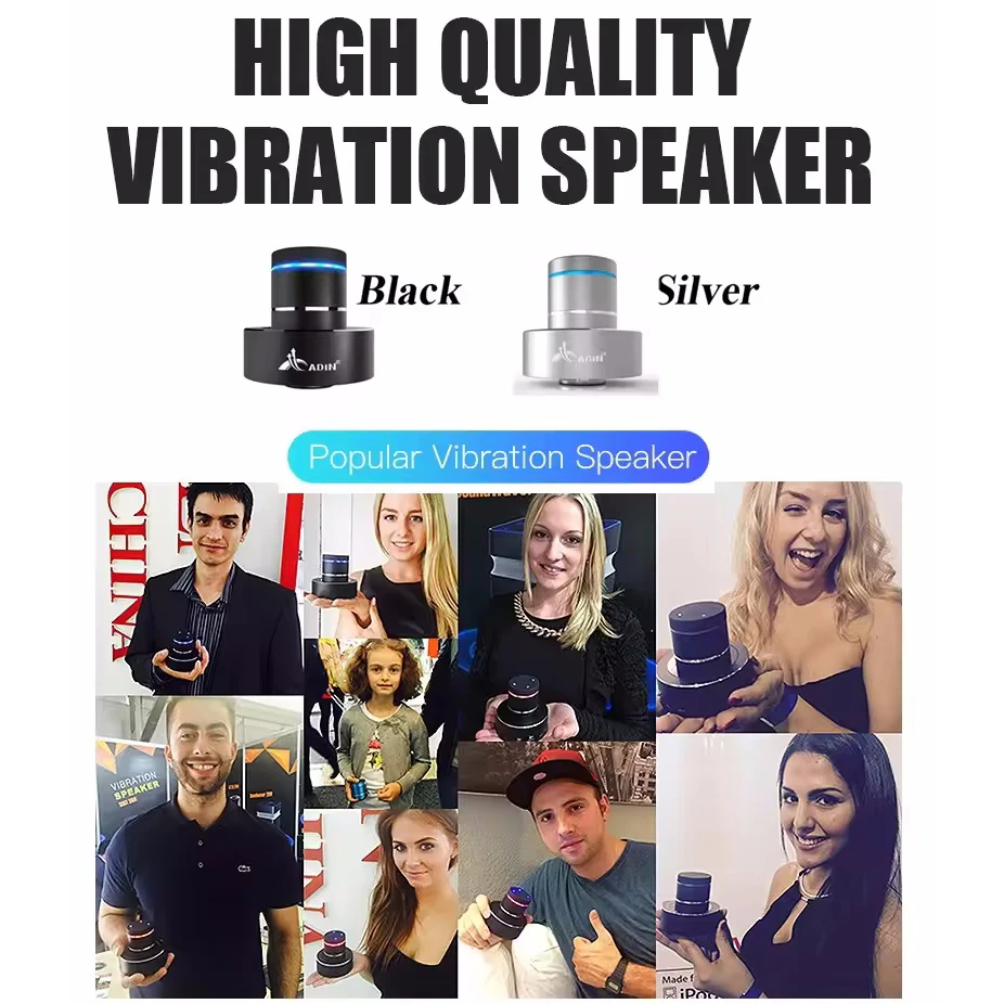 Vibro مضخم صوت مكافحة الجار الاهتزاز سمّاعات بلوتوث صندوق الصوت المحمول الموسيقى اللاسلكية Woofers باس Caixa De Som Bocina Mp3