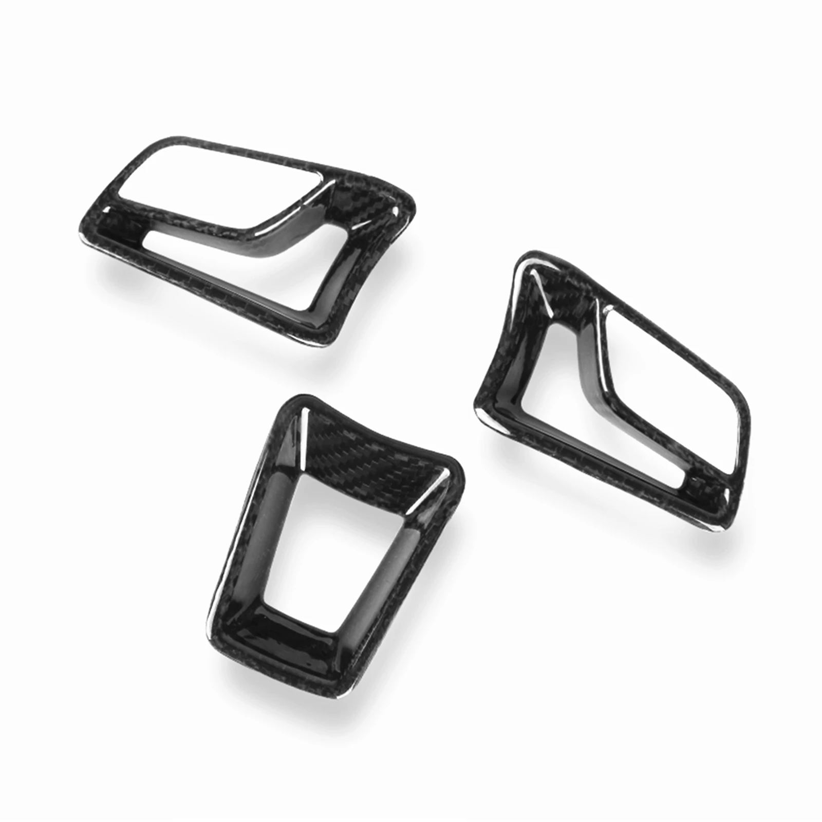 Interior Steering Wheel Panel Strip Sticker & Tachometer Dash Gauge Trim Frame For Porsche Macan 2014-2020